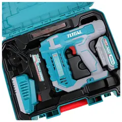 Total Tools - Pistola Clavadora Profesional TOTAL 16V para Clavos F15-F35 con Maletín