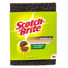3M - Esponja Negra Scotch Brite Para Parrillas X Unidad