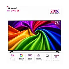 LG - Televisor Smart TV Nano UHD 4K AI WebOS 75 75NU800BPSB