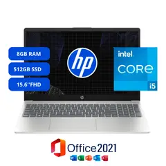 HP - Laptop 15-FD0259 15.6" Intel Core i5-1334U 512GB SSD 8GB RAM Intel UHD Windows 11 plata