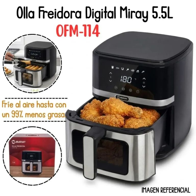 Freidora De Aire Digital de 5.5L OFM-114