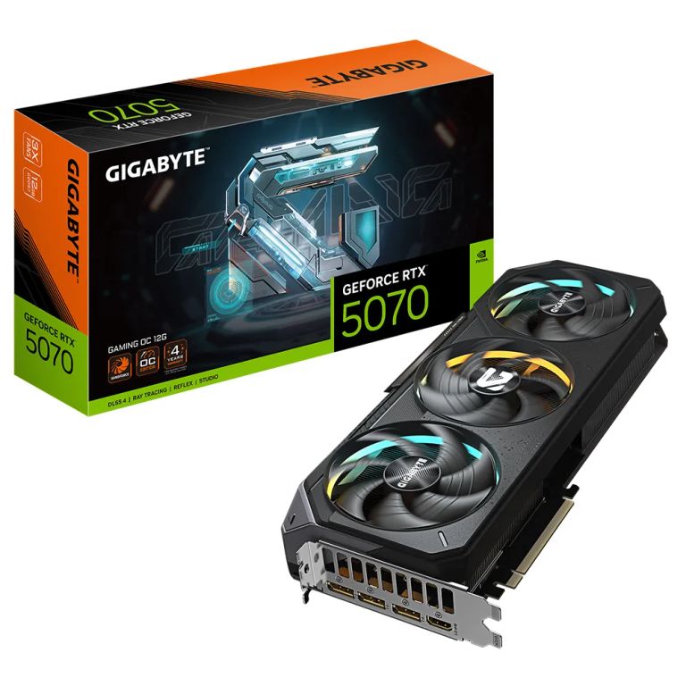 Tarjeta de video GeForce RTX 5070 GAMING OC 12G, 12 GB GDDR7, PCIe Gen 5.0