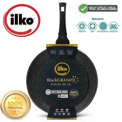 ILKO - SARTEN ANTIADHERENTE BLACK GRANITE 26CM