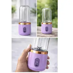 ITELSISTEM - Mini Licuadora Para Batidos Recargable Portatil juicer Multi funcion morado