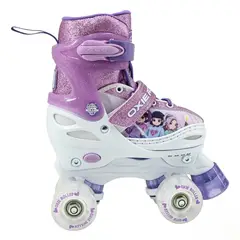 OXIEPRO - Patines 4 Ruedas Niñas Oxie Roller Regulable 34 al 37 Morado Violeta Oscuro