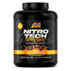 Muscletech - Nitro Tech 100% Whey Gold Double Rich Chocolate 5lb2.27kg