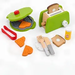 GULI GULI - JUGUETE SET DE DESAYUNO DE MADERA PARA NIÑOS