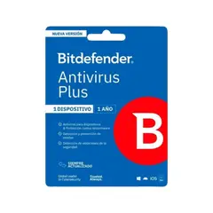 BITDEFENDER - Antivirus Plus 1 Año Para 1 Dispositivo