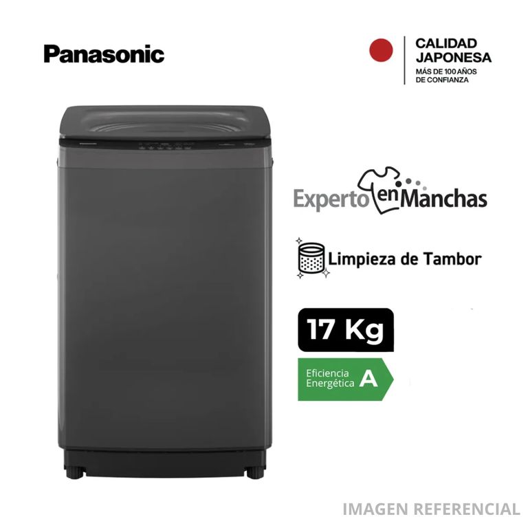 Lavadora automática de carga superior NA-F17JB1BRH gris oscuro 17 kg