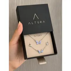 GENERICO - SET MARIPOSA LUMINOSA COLLAR + PULSERA