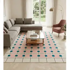 GENERICO - Alfombra rectangular para sala de 240cm x 160cm - Rasa