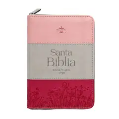 GENERICO - Biblia Reina Valera 1960 Mediana Rosa Gris Y Fucsia
