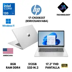 HP - LAPTOP 17-CN3083ST CORE 5 120U 8GB RAM 512GB SSD 17.3" FHD WIN 11 AMERICANA