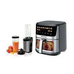 Taurus - Licuadora Personal Shake Away 2.0 + Freidora de Aire 8L Aerocrispy II