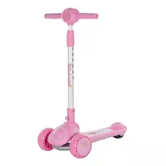 OXIEPRO - Scooter Para Niñas Lexus Con Luces y Bluetooth Rosado