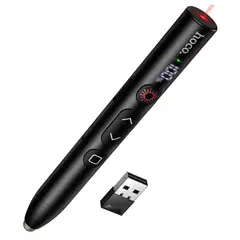HOCO - Presentador Inalámbrico GM203 con Láser Rojo USB Pantalla LED para PowerPoint