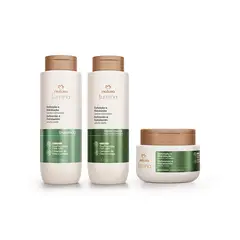 Natura - Lumina Tratamiento Definicion Rizos Shampoo con Acondicionador y Mascarilla