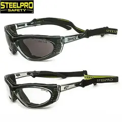 STEELPRO - Lentes de seguridad turbine, 2 unidades claro y oscuro