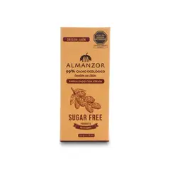 GENERICO - Tableta de Cacao al 99% Endulzado con Stevia x 50 g - Almanzor