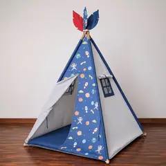 EL TEPEE - Carpa tipi con base color azul acero