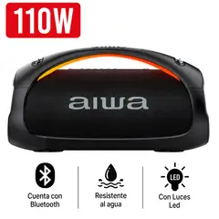 AIWA - Parlante Boombox Portátil Bluetooth AWS544BT 110W
