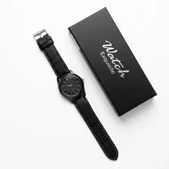 GENERICO - Reloj Encendedor Recargable USB para Hombre Encendedor Eléctrico Integrado con Correa de Goma