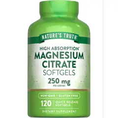 Nature'S Truth - Natures Truth Citrato de Magnesio 250 mg 120 Softgels