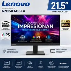 LENOVO - MONITOR 21.5 L22-4E HDMIVGA 67D5KAC6LA