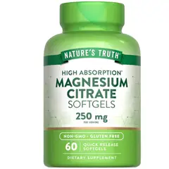 Nature'S Truth - Natures Truth Citrato de Magnesio 250 mg 60 Softgels