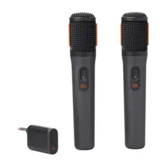 JBL - Pack 2 Micrófonos Wirelessmic Partybox acc - Black