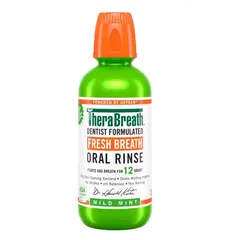 THERABREATH - Mild Mint Enjuague Bucal Sin Alcohol 473ml 12h