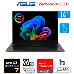 ASUS - Laptop Zenbook 14 OLED Ryzen AI 7-350 AMD Radeon Graphics 32gb Ram 1tb Ssd 14″ WUXGA Tactil