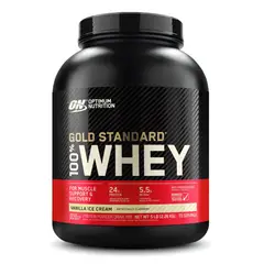 Optimum Nutrition - Proteina Gold Standar 100% Whey Protein - Vainilla - 5 LB