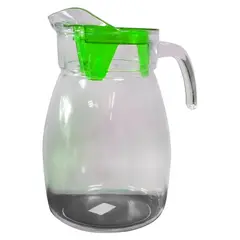 Ichimatsu - Jarra de vidrio con tapa de plástico verde Máncora 2.8 L