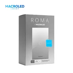GENERICO - Interruptor Smart Simple Blanco Macroled - Wifi, Tactil, Alexa, Google, Siri