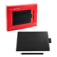 Wacom - Tableta Grafica CTL472 One By Small Color Negro y Rojo Usb 2.0