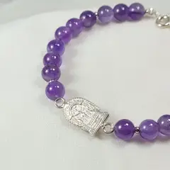 INTUERI - Pulsera Amatista Señor de los Milagros