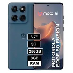 MOTOROLA - EDGE 60 FUSION 5G 8GB 256GB NUEVO - COLOR AZUL