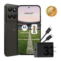 MOTOROLA - MOTO G77 5G 8GB 256GB NUEVO - COLOR NEGRO