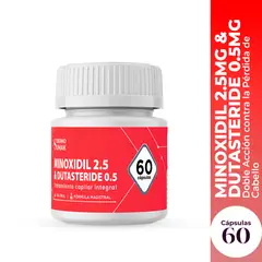 GENERICO - MINOXIDIL 2.5MG + DUTASTERIDE 0.5MG