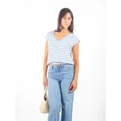 MICHELLE BELAU - Polo rayas reversible