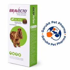 BRAVECTO - Comprimido Masticable Antipulga Perros 10-20 kg 500 mg
