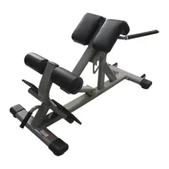 GENERICO - Banco Hiperextensión Ajustable Tubo Elíptico para Entrenamiento Lumbar y Core