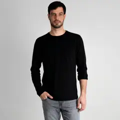 Drop The Label - Polo Manga Larga 100% Algodón Pima