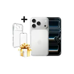 APPLE - IPHONE 17 PRO - ESIM 256GB SILVER + CASE PROTECTOR + MICA
