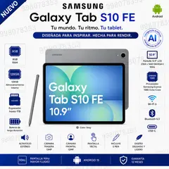 SAMSUNG - Tablet Galaxy Tab S10 FE 10.9 pulg. WUXGA 128GB 8GB RAM - GRAY