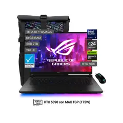 ASUS - LAPTOP ROG STRIX SCAR 18 CORE ULTRA 9 275HX 64GB 2TB RTX 5090 24GB