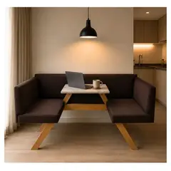 GAKICO - SOFA 2 CUERPOS TOKYO CON MESA INCORPORADA