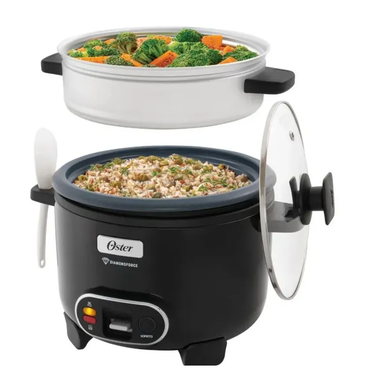 Olla Arrocera 1.8L Sofrito Con Vaporera Diamondforce Negro CKSTRC10DFBLK
