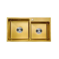 XM - Lavadero de Cocina Dorado 2 Pozas UD07-8245